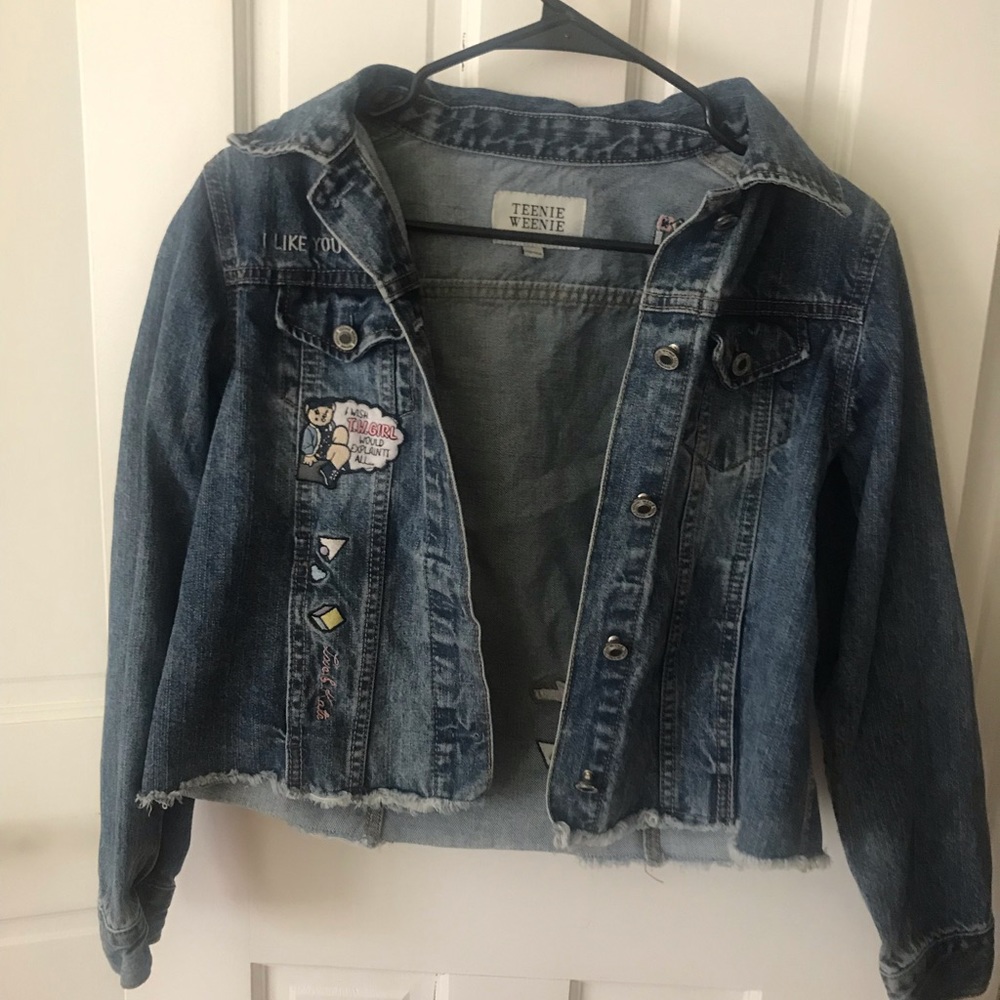 ‘TEENIE WEENIE’ DENIM JACKET with PATCHES